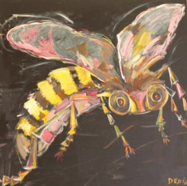 Busy bee 100 x 100 cm